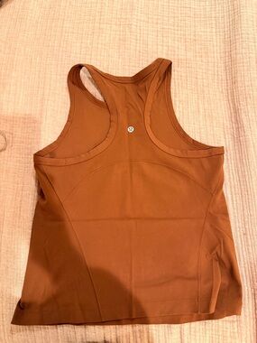 lululemon athletica Women's Chestnut Brown Racerback Tank